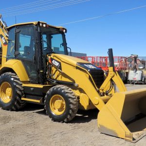 2017 Caterpillar 420F2 4x4 Backhoe Wheel Loader Tractor E-Stick Cab AC