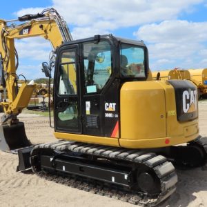 2017 Caterpillar 308E2CR CAT Excavator Backhoe Thumb Aux Hyd QC Blade AC
