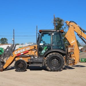 2018 Case 580SN Backhoe Wheel Loader Tractor Railroad Aux AC Cab