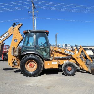 2014 Case 580SN 4x4 Backhoe Wheel Loader Tractor Diesel E-Stick Cab A/C